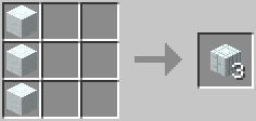 Snow Brick Pillar Recipe