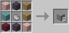 Light Gray Planks Recipe