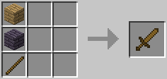Wooden Sword Recipe